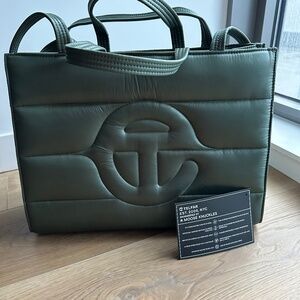 Green Telfar Tote (Medium)